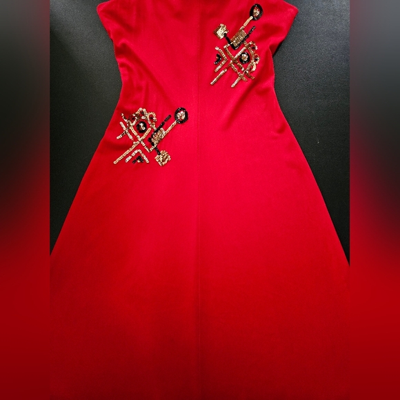 Vintage - Rare 70's - Collectors - Mr. Boots Red Evening Gown - Size 7? - Picture 4 of 9